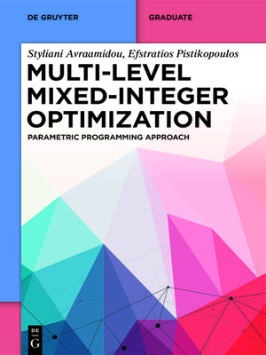 cover image of Multi-level Mixed-Integer Optimization